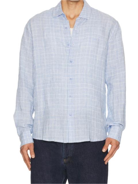 onia Linen Long Sleeve Shirt