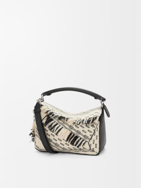 Loewe Small Puzzle bag in woven textile
