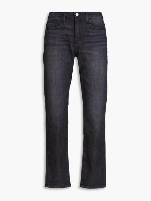 FRAME L'Homme slim-leg faded denim jeans