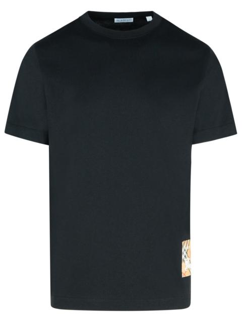 Burberry Burberry Black Cotton T-Shirt Men