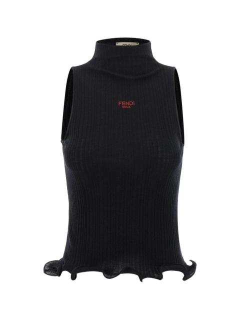 FENDI Wool turtle-neck top
