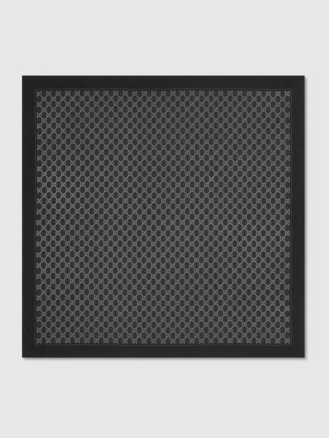 GUCCI Printed silk carré