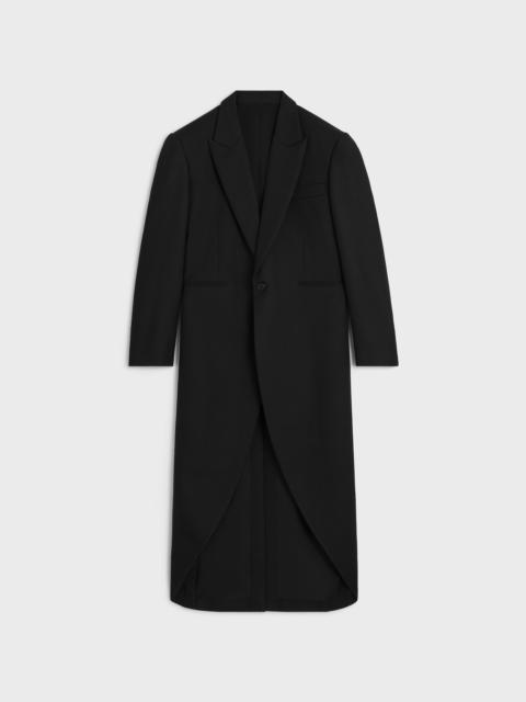 CELINE tailored coat IN WOOL FELT