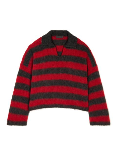Alanui Grunge Stripes Polo