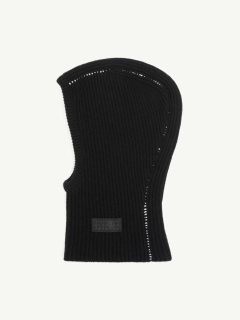 MM6 Maison Margiela Ribbed wool balaclava