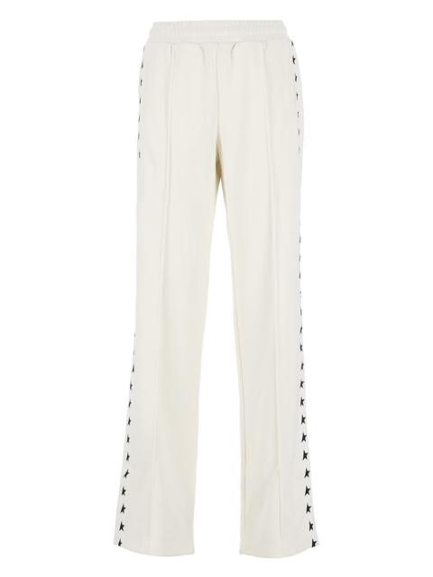 GOLDEN GOOSE TROUSERS WHITE
