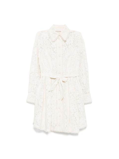 Zimmermann mini dawning tuck dress