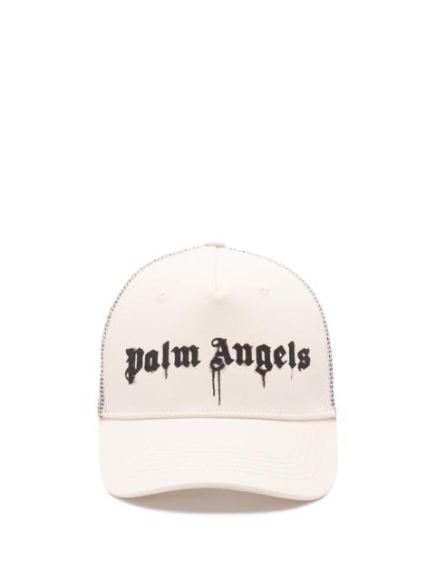 Palm Angels Men `Spray Logo` Trucker Cap