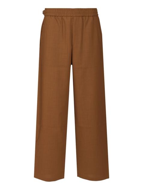 AMI Paris -Pant Elastique Trousers Brown