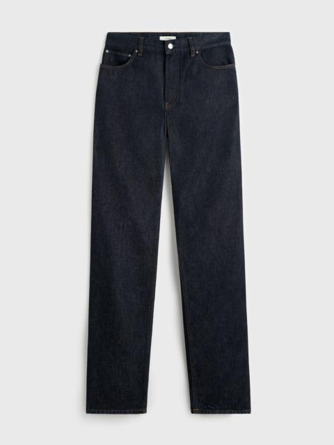 TOTEME High slim denim rinsed blue