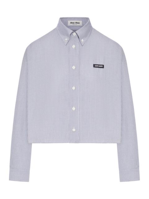 Miu Miu Miu Miu Women Cotton Poplin Shirt