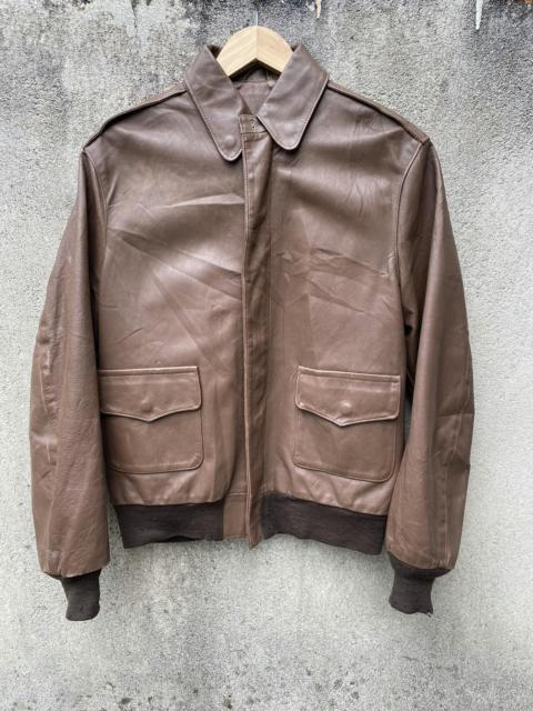 Other Designers 🔥WAR ll TYPE A-2 USAF WILLIS & GEIGER BOMBER LEATHER JACKET