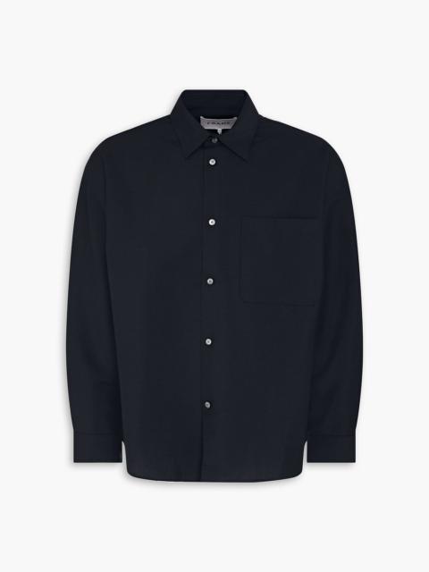 FRAME Wool and mohair-blend shirt