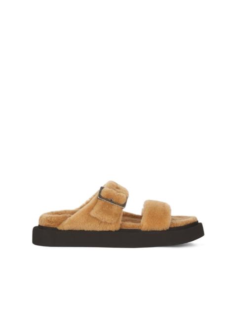 Furry Him sandals