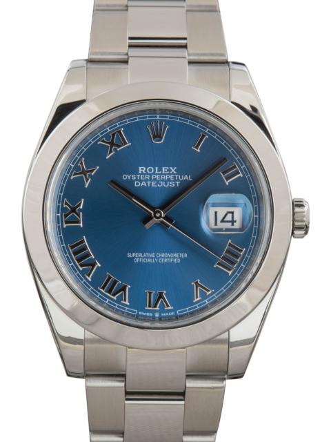 ROLEX Pre-owned Rolex Datejust 126300 Blue Dial