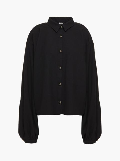 TOTEME Novale oversized grain de poudre shirt
