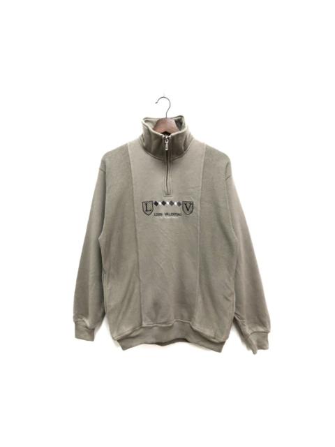 Other Designers Valentino × Vintage - Vintage Louis Valentino Homme Halfzip Sweatshirt