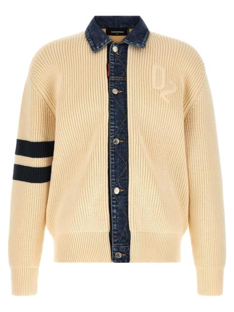 DSQUARED2 Dsquared2 Men 'Denim Mix D2' Cardigan