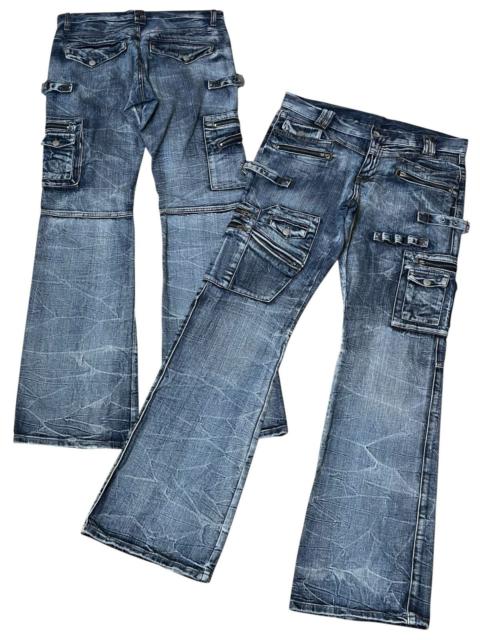 Other Designers If Six Was Nine - FLARED🔥Japanese SEMANTIC DESIGN multipocket flare jeans