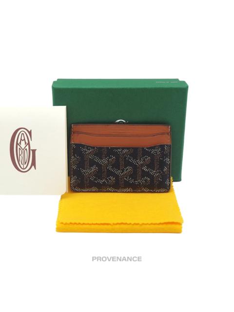 Goyard Goyard Saint Sulpice Card Holder - Black/Tan Goyardine