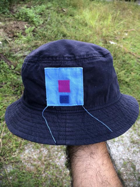 Acne Studios Acne Studios Buk Face Co Tw Flag Navy Hat