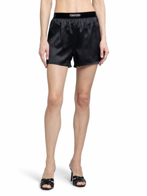 TOM FORD TOM FORD WOMAN BLACK SHORTS