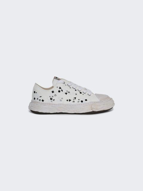 Maison MIHARAYASUHIRO Peterson 23 Og Sole Embellished Canvas Low Top Sneaker White
