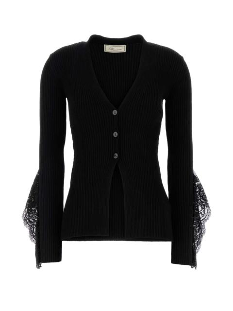Blumarine Blumarine Women Black Viscose Blend Cardigan