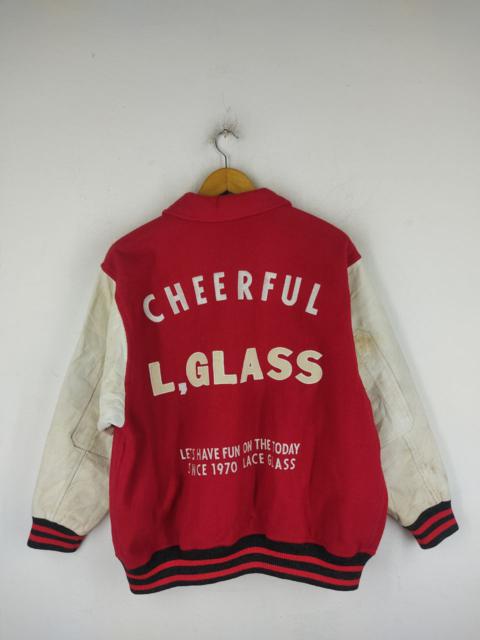 Other Designers Vintage - Vintage 70's Red Varsity Jacket