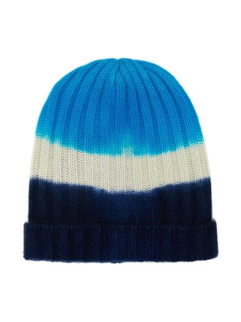 The Elder Statesman Multicolor Cashmere Beanie Hat