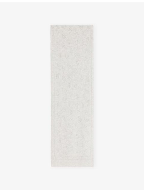 Zadig & Voltaire Demi Pointelle Wool and Cashmere-Blend Scarf