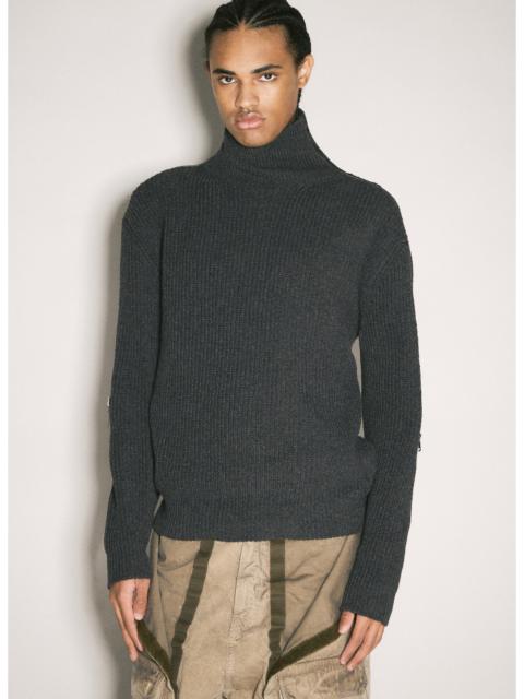 Y PROJECT - Y/Project Men Zip-Insert Knit Sweater
