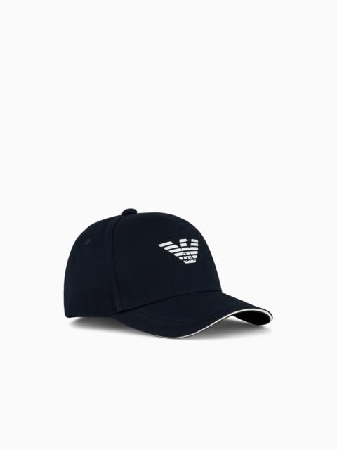 EMPORIO ARMANI Eagle-print baseball cap