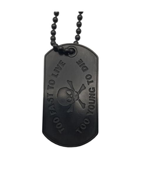 Vivienne Westwood Too Fast To Live Too Young To Die Dog Tag