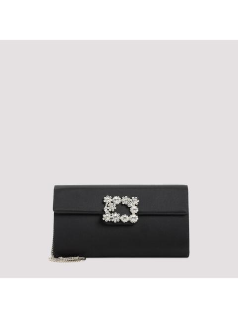 Roger Vivier Roger Vivier Envelope Flap Flower Buckle Handbag