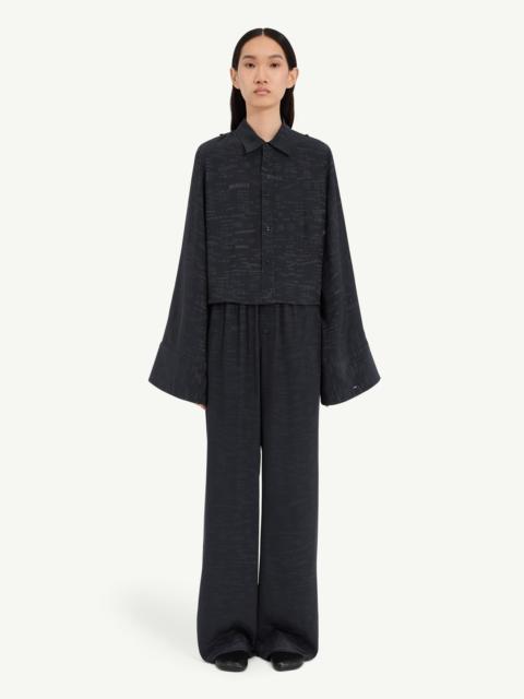 MM6 Maison Margiela Jacquard convertible shirt