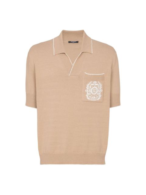 embroidered polo shirt