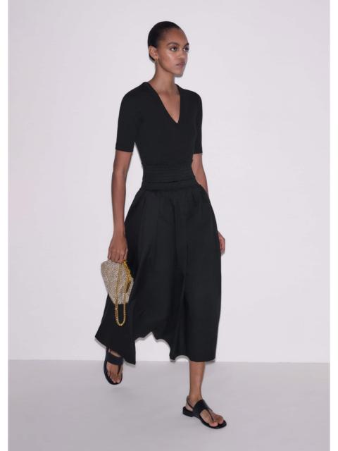 ME+EM Mixed Media Maxi Dress