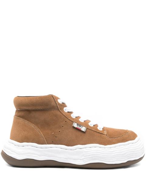 Maison MIHARAYASUHIRO Oliver suede high-top sneakers