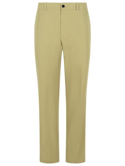 Burberry Green Cotton Pants Men