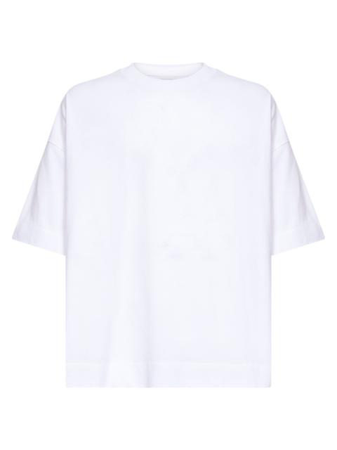 Dries Van Noten Dries Van Noten Men White Jersey Oversized Crewneck T-Shirt