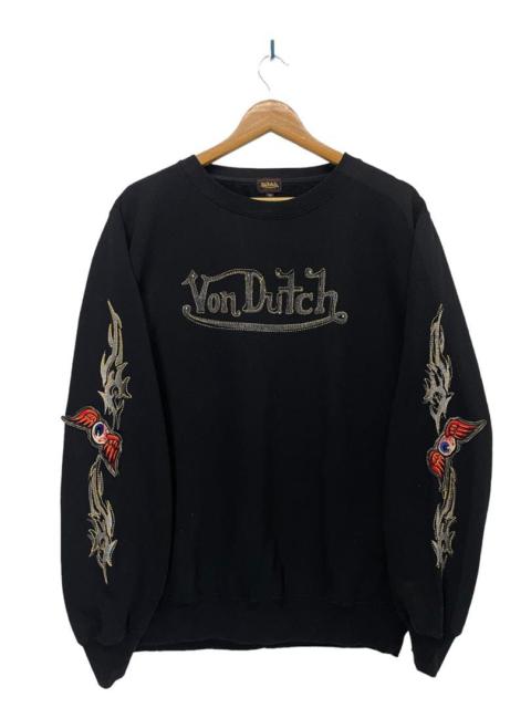Other Designers Brand - 🔥Von Dutch Spell Out Logo Crewneck Sweatshirt