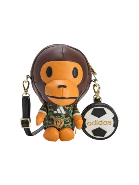 A BATHING APE® BAPE x adidas Baby Milo Shoulder Bag Brown