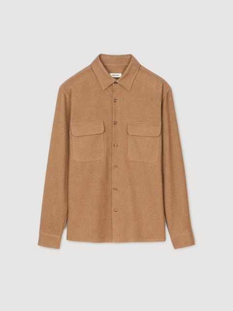 Sandro FLANNEL SHIRT