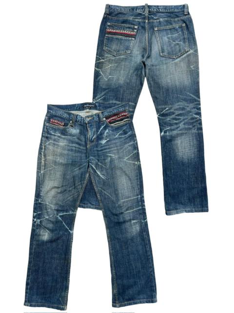 Other Designers In The Attic Gothic Straight Cut Denim Jeans 36x30