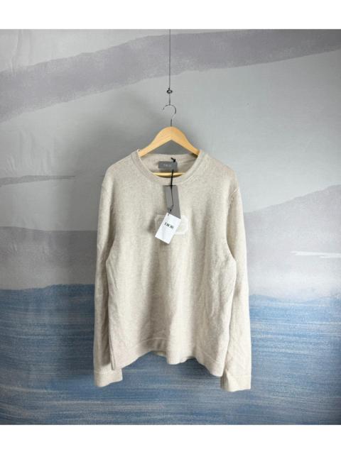 Dior Dior beige embroidered cashmere sweater