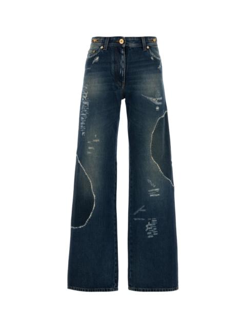 VERSACE Denim wide-leg jeans
