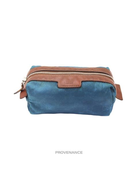 GUCCI Gucci Cosmetic Pouch - Blue GG Canvas