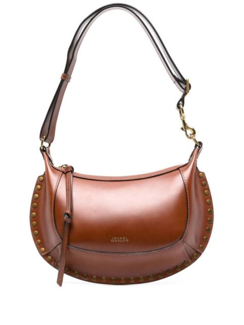 Isabel Marant Isabel Marant Women Shoulder Bag 'Oskan Moon' With Studs In Brown Leather For Women