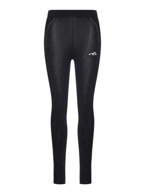 BALENCIAGA Balenciaga Women Techwear Leggings In Black Sports Mesh